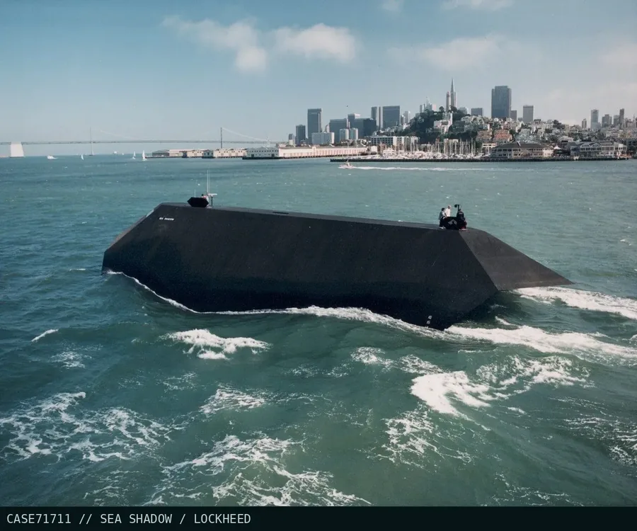 Sea Shadow stealth ship